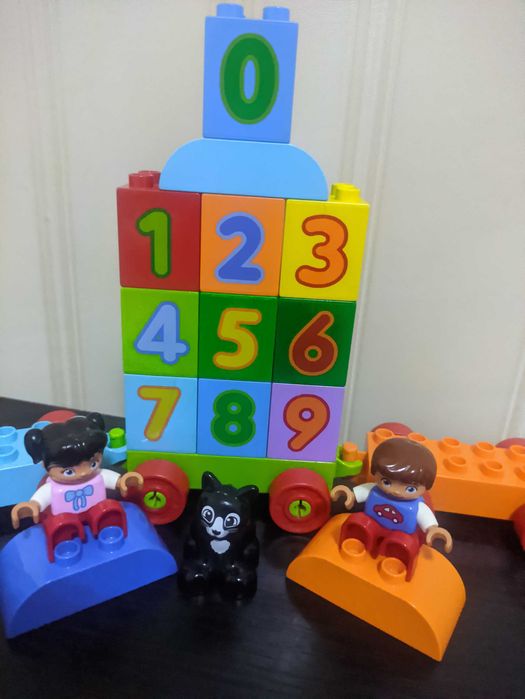 Lego Duplo Потяг Рахуй та грай поїзд лічба паровоз цифри поезд 10847