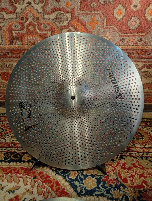 Zestaw cichych talerzy ride 20" hi-hat 14" crash 16" crash 18"