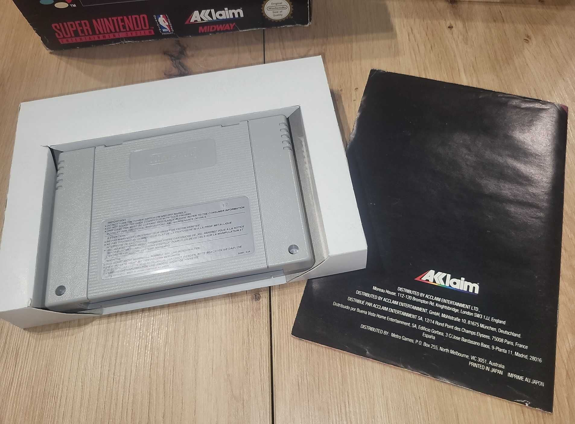 Gra NBA Jam Tournament Edition - NINTENDO SNES - DB+ stan CIB Komplet