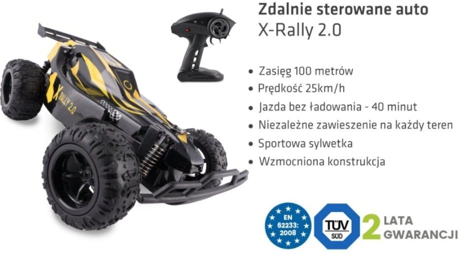 Samochód zdalnie sterowany TERENOWY OVERMAX RALLY