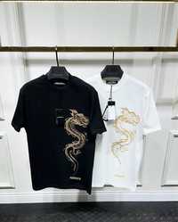 Emporio Armani футболка мужская оригинал брендовая с драконом
