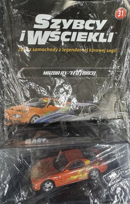 Model samochodu Mazda RX-7 FD (1993) z serii "Szybcy i Wściekli" nr 31