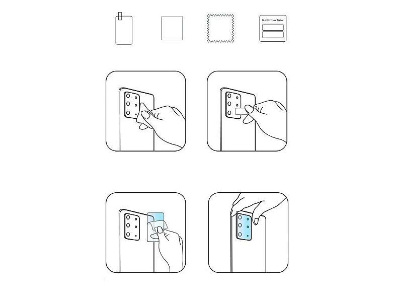 Szkło ochronne na aparat do Samsung Galaxy Note 20 Ultra
