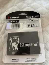 SSD диск Kingston KC600 512GB 2.5" SATAIII 3D NAND TLC (SKC600/512G)