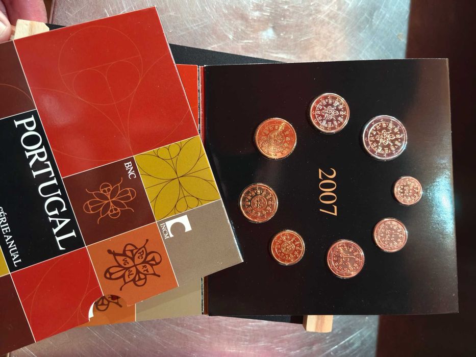 set  moedas BNC 2007 RARA