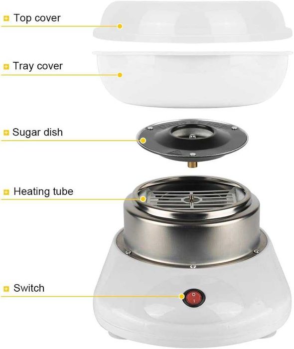 Máquina de fazer algodão Doce | Novo  ( Oferecemos os Portes )