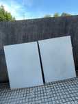 Vendo 4  placas em acrílico branco