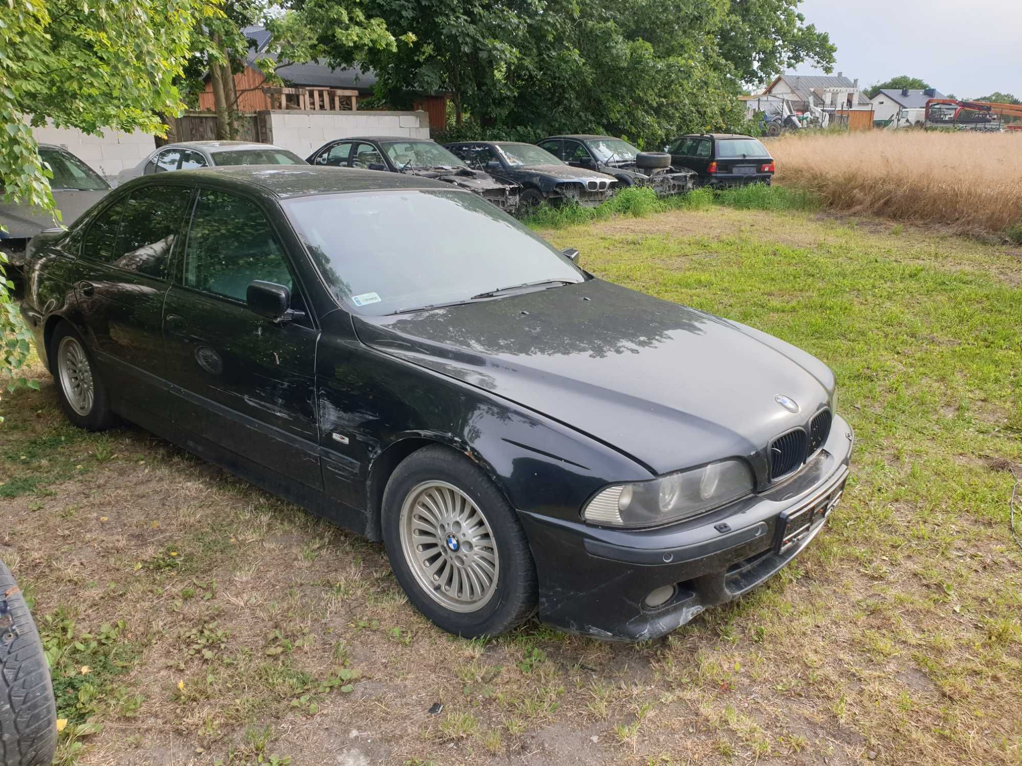 Części BMW E39 530i 3.0i M54 231KM Cała na części Saphirschwarz