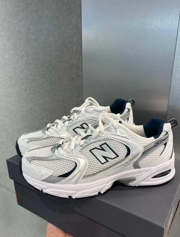New Balance530_White Sneakersy Damskie_Moda Modne 36
