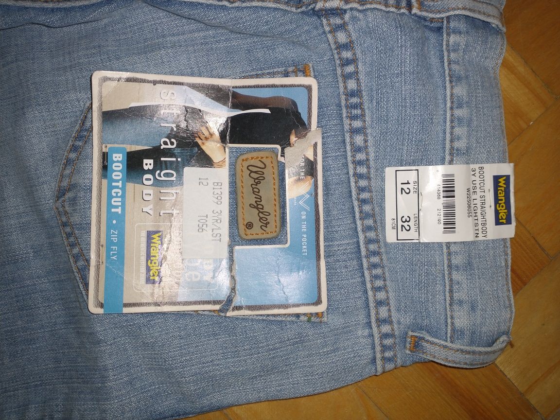 Wrangler Straight Jeansy damskie rozmiar 12