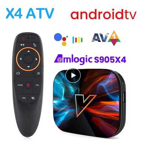 Настроена Vontar X4 v.2 Amlogic S905X4 4\32 GB TV Box+IPTVпакет