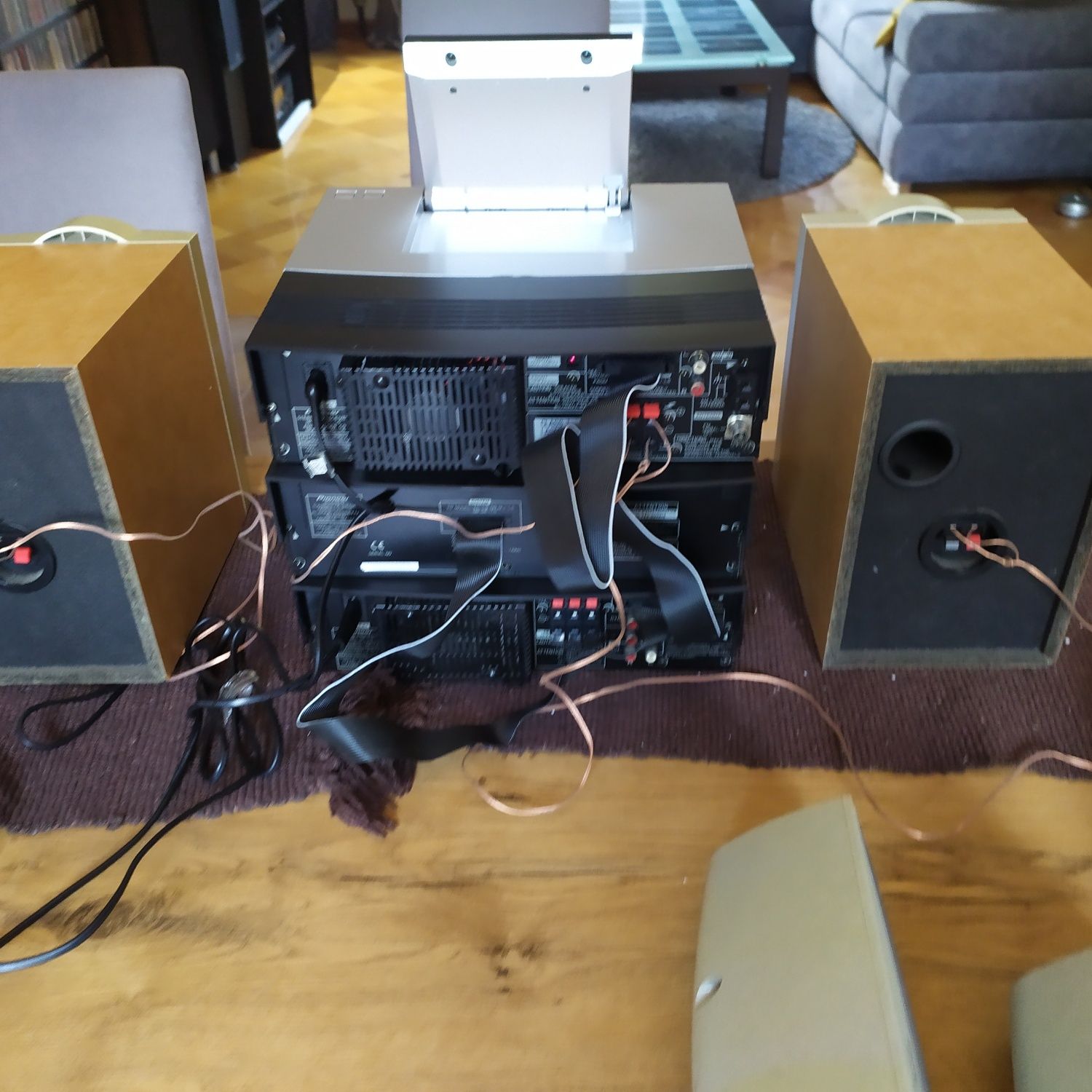 Pioneer XC-L5/CT,SP + 5 kolumn +2piloty super gra