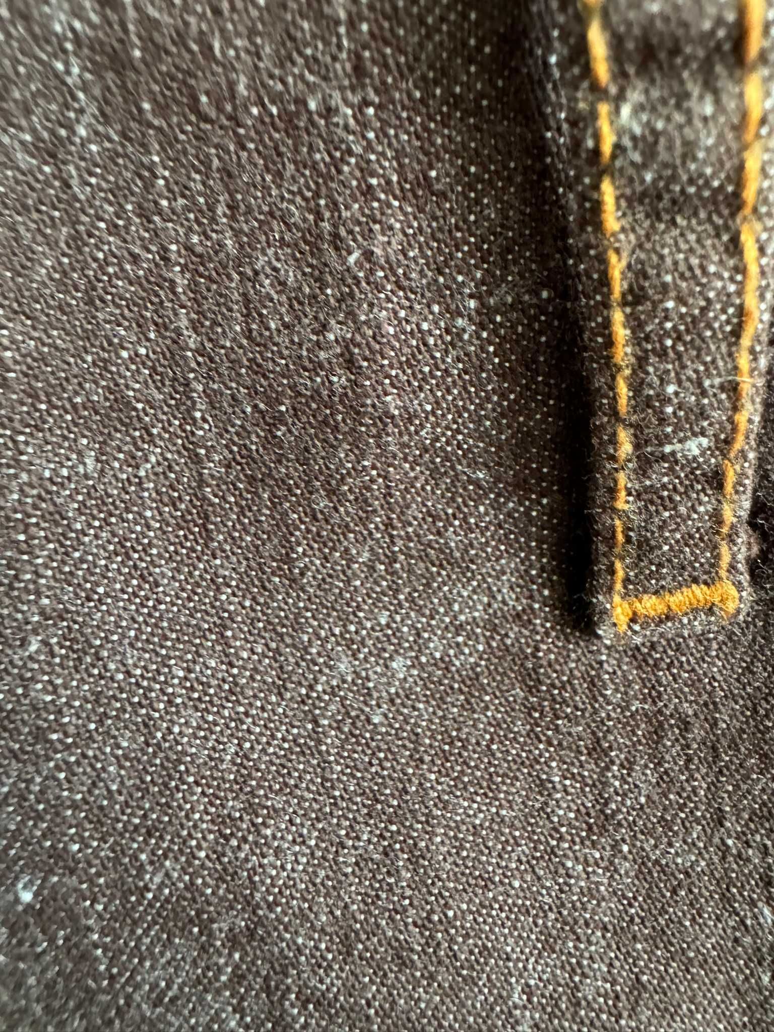 Spódnica jeansowa brązowa r.42 długa