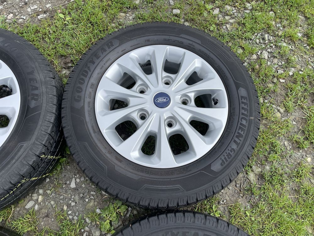 Koła 16” Ford 5x160 Transit Tourneo Custom ORYGINALNE TPMS Opony 7mm