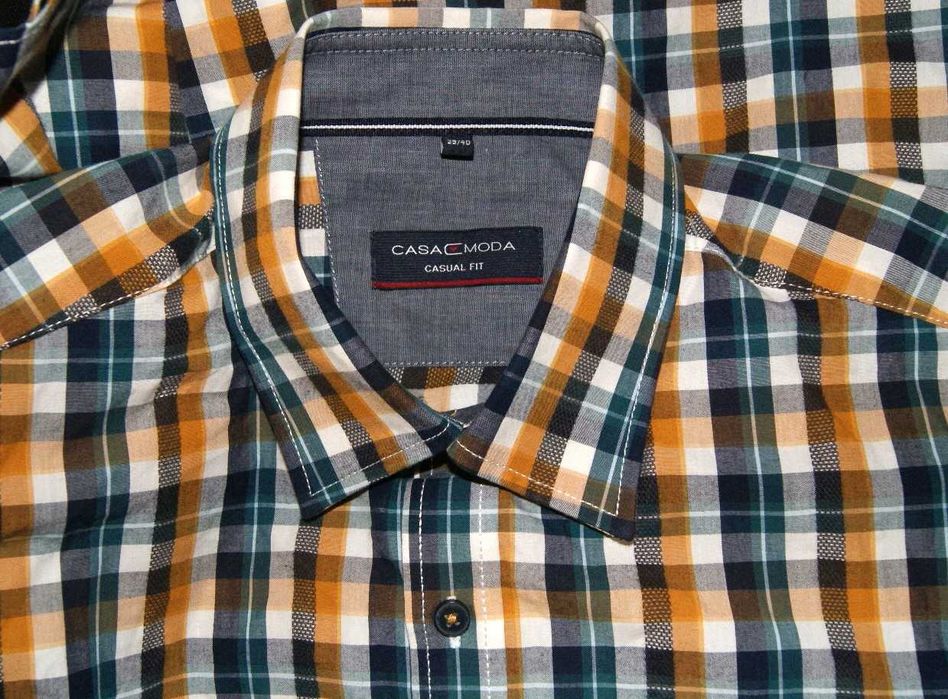 CASA MODA M 39/40 koszula męska jak nowa w kratę