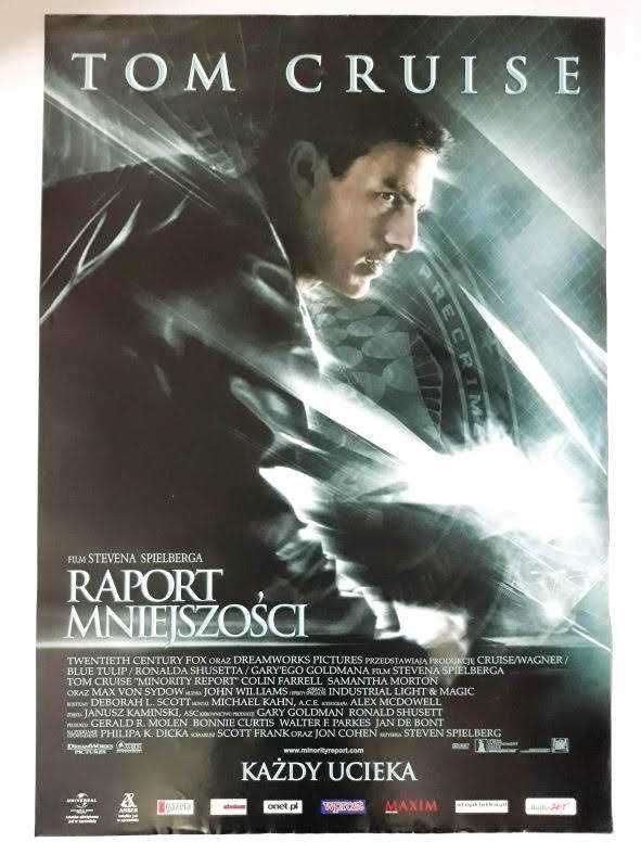 Plakat filmowy oryginalny - Raport mniejszości