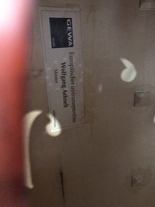 Contrabaixo 3/4  Alemao de madeira Gewa  Europa