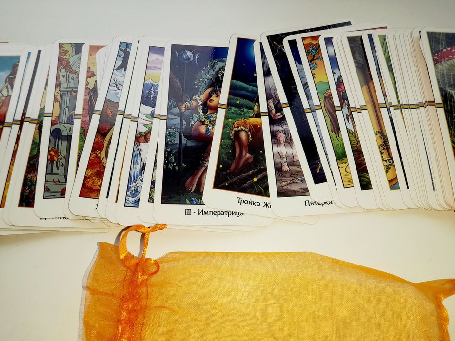Таро  колесо года, новые Мистик силк