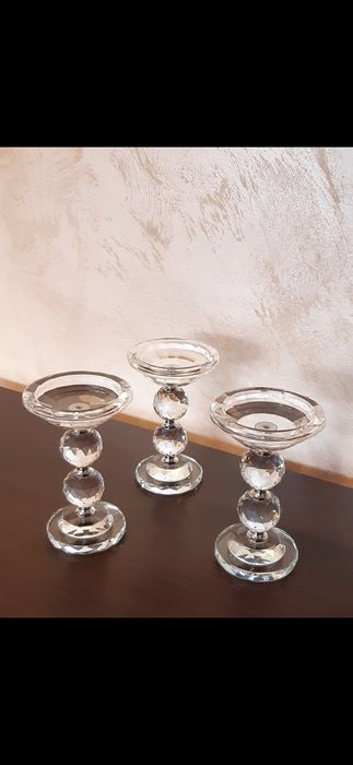 Świeczniki kryształowe Glamour Home&You