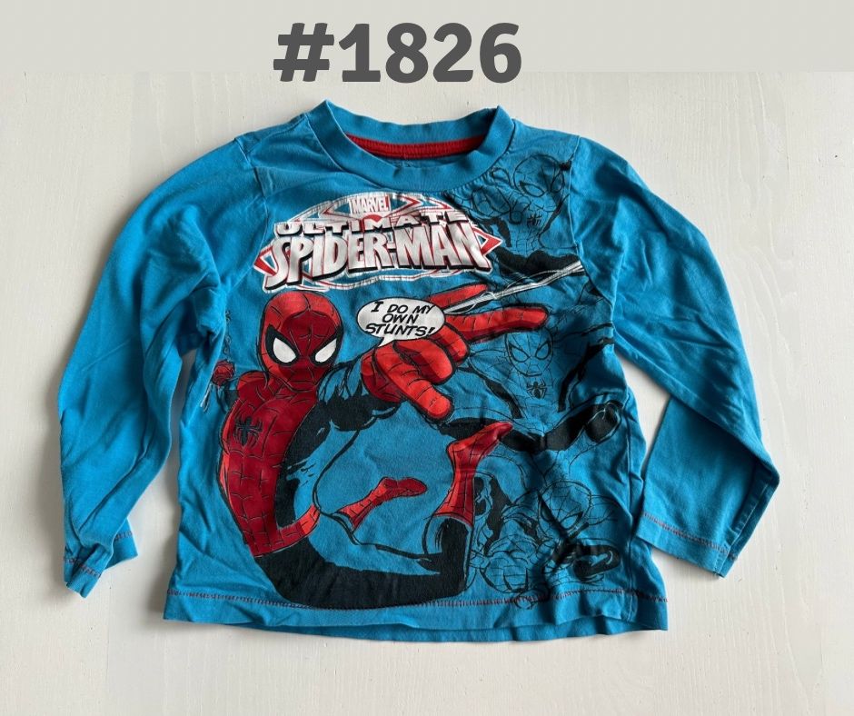 Bluzka z długim rękawem Spiderman 5 lat 110cm Primark #1826
