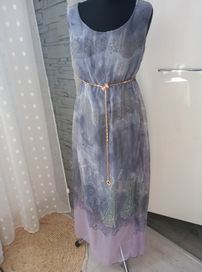 Sliczna sukienka maxi dluga m 38 ombre