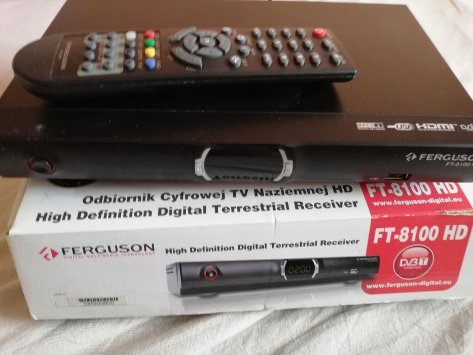 Tuner do odbioru telewizji naziemnej DVB-T marki: Ferguson 8100