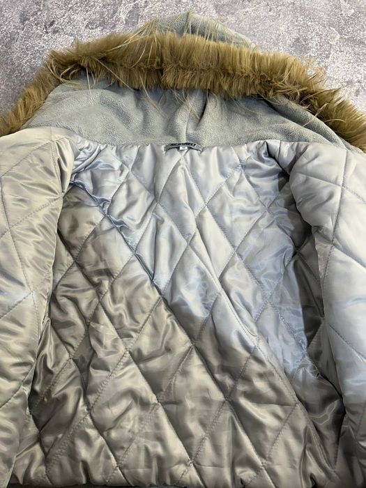 Бомбер з мехом аляска куртка курточка пуховик MA-1 женский сірий серый