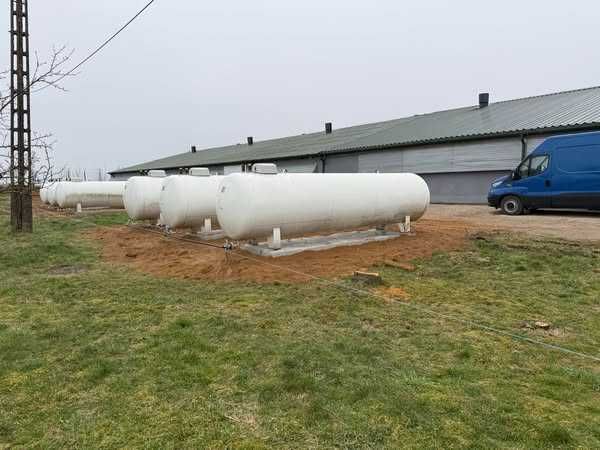 Zbiornik butla na gaz propan 2700, 3700, 4850, 6400, ogrzewanie