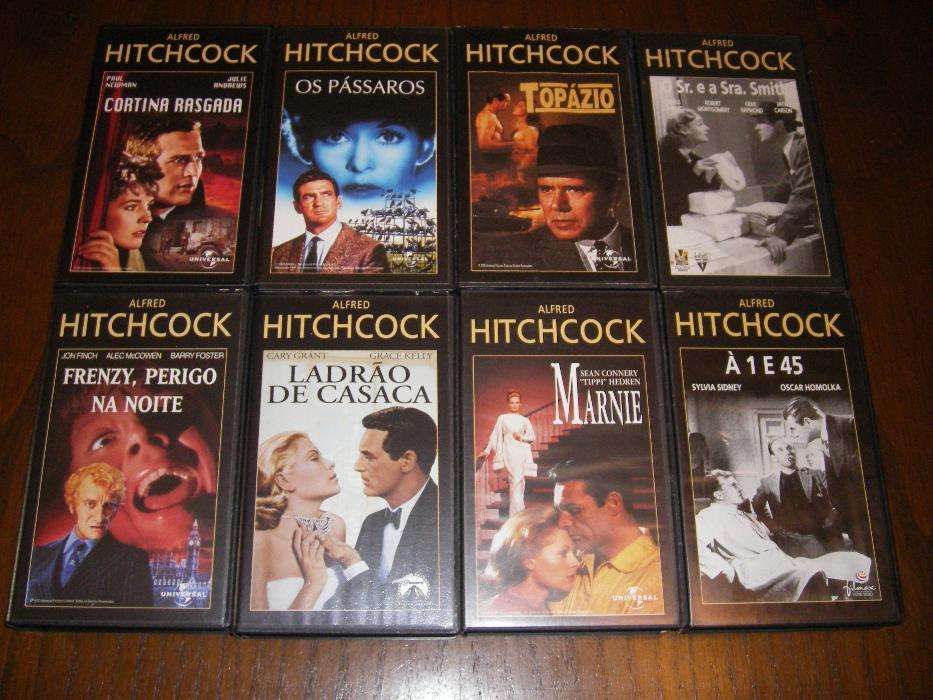 24 Cassetes VHS colecção Alfred Hitchcock