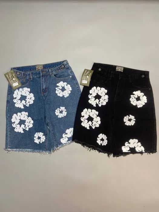 Шорти Denim Tears, шорти денім тірс нові, gallery dept, chrome hearts