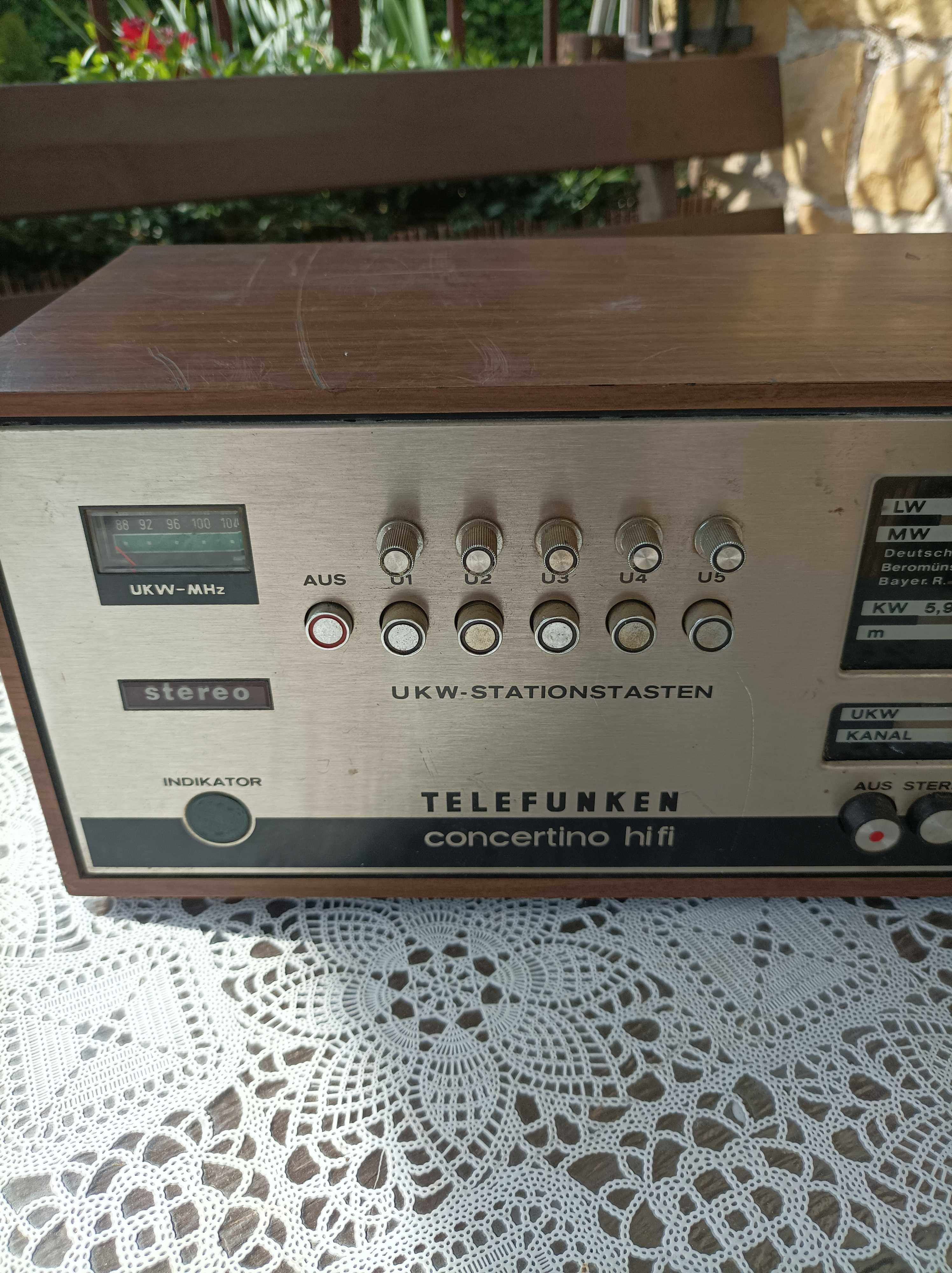 Telefunken Concertino HiFi 101 amplituner vintage