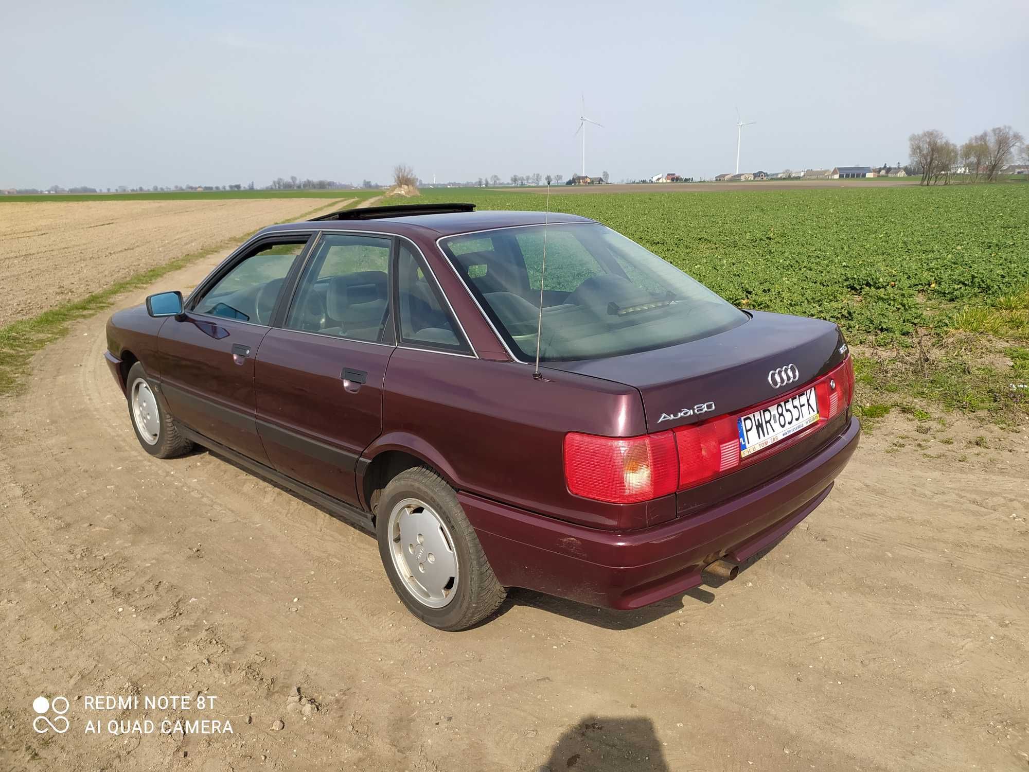 Audi 80 B3 1,8 S Comfort Edition, zarejestrowany