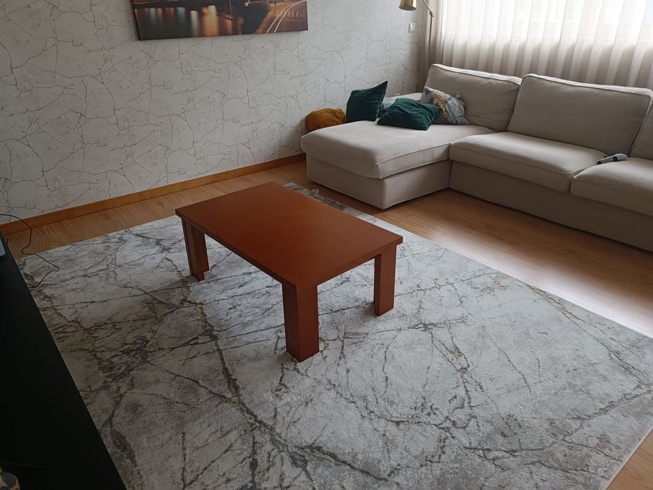 Mesa centro sala em madeira