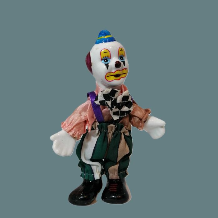 Vintage.Porcelanowy klaun