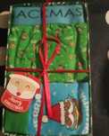 Conjunto boxer e meias de natal