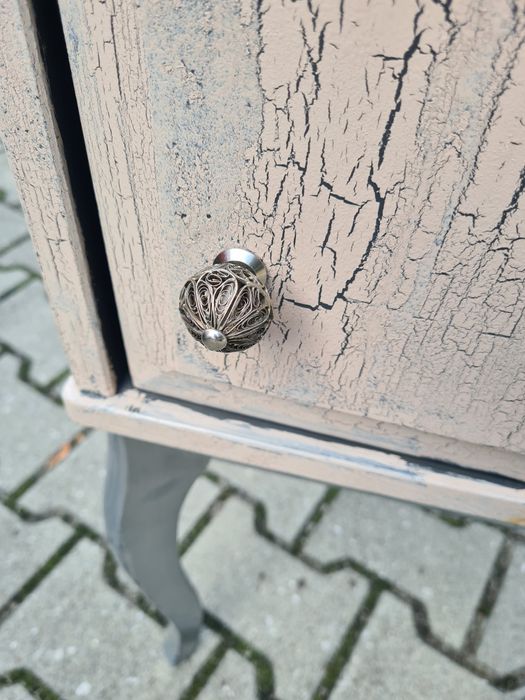 Komplet 2x szafka nocna drewniana DO ODMALOWANIA