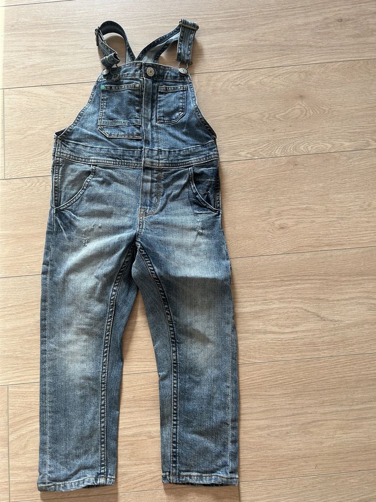 Комбинезон джинсовый детский h&m 3-4 года.104 см.