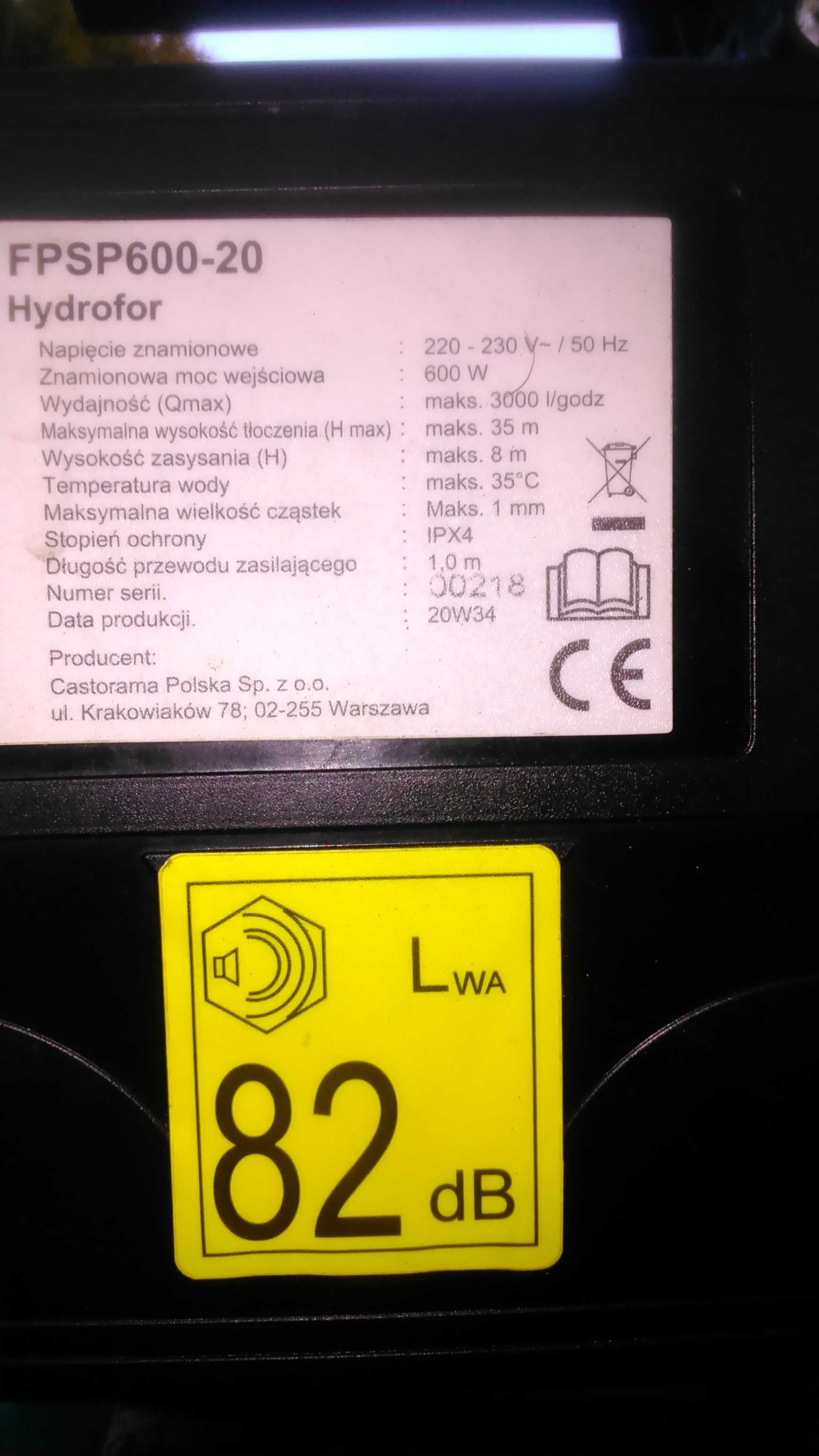 Chydrofor ze zbiornikiem