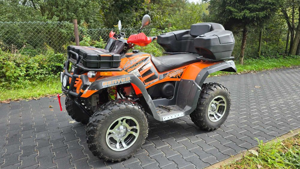 Quad 4x4 homologacja. Nowe opony - wyciagarka - kufer - alufelgi.