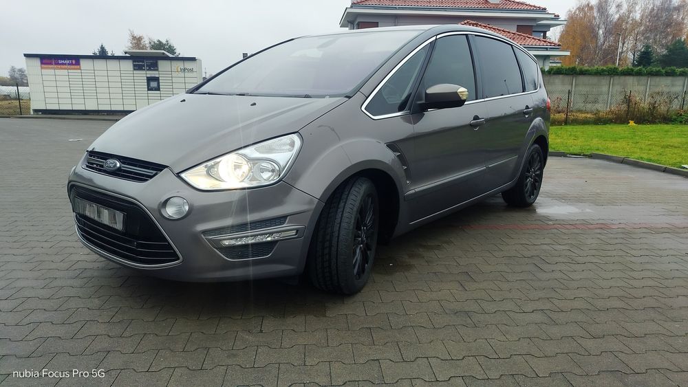 Ford S-Max Titanium 2.0 TDCi 180 KM, 7 osobowy,convers+wzorowy stan