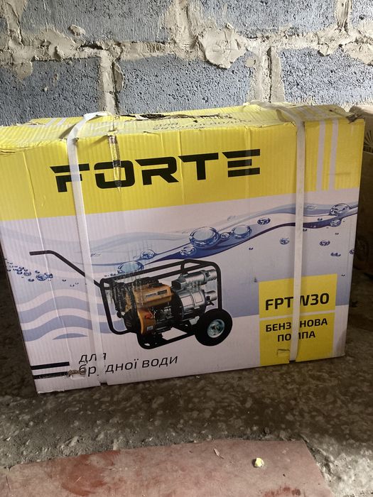 Мотопомпа для брудної води FPTW30 Forte помпа бензинова,помпа для води