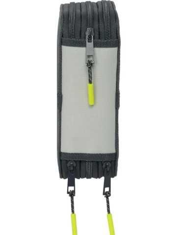 Piórnik szkolny 3-rzędowy Real Madryt z wyposażeniem