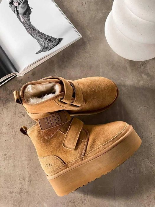 Угги/Угг/Уггі/Уги/Угі/UGG Australia Neumel Platform Chestnut/Овчина