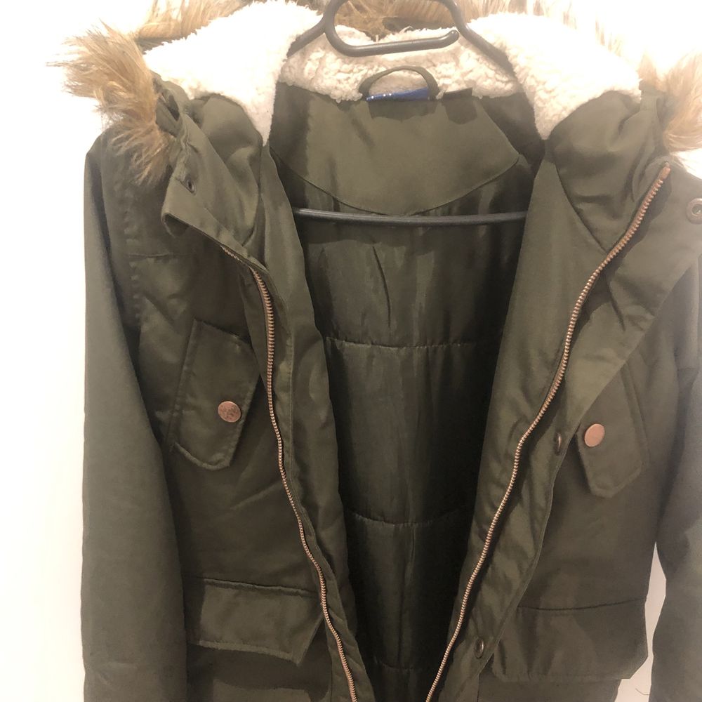 Kurtka parka khaki rozmiar 146