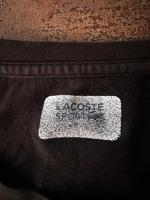 Lacoste Sport Men's Signature Print T-Shirt Jersey