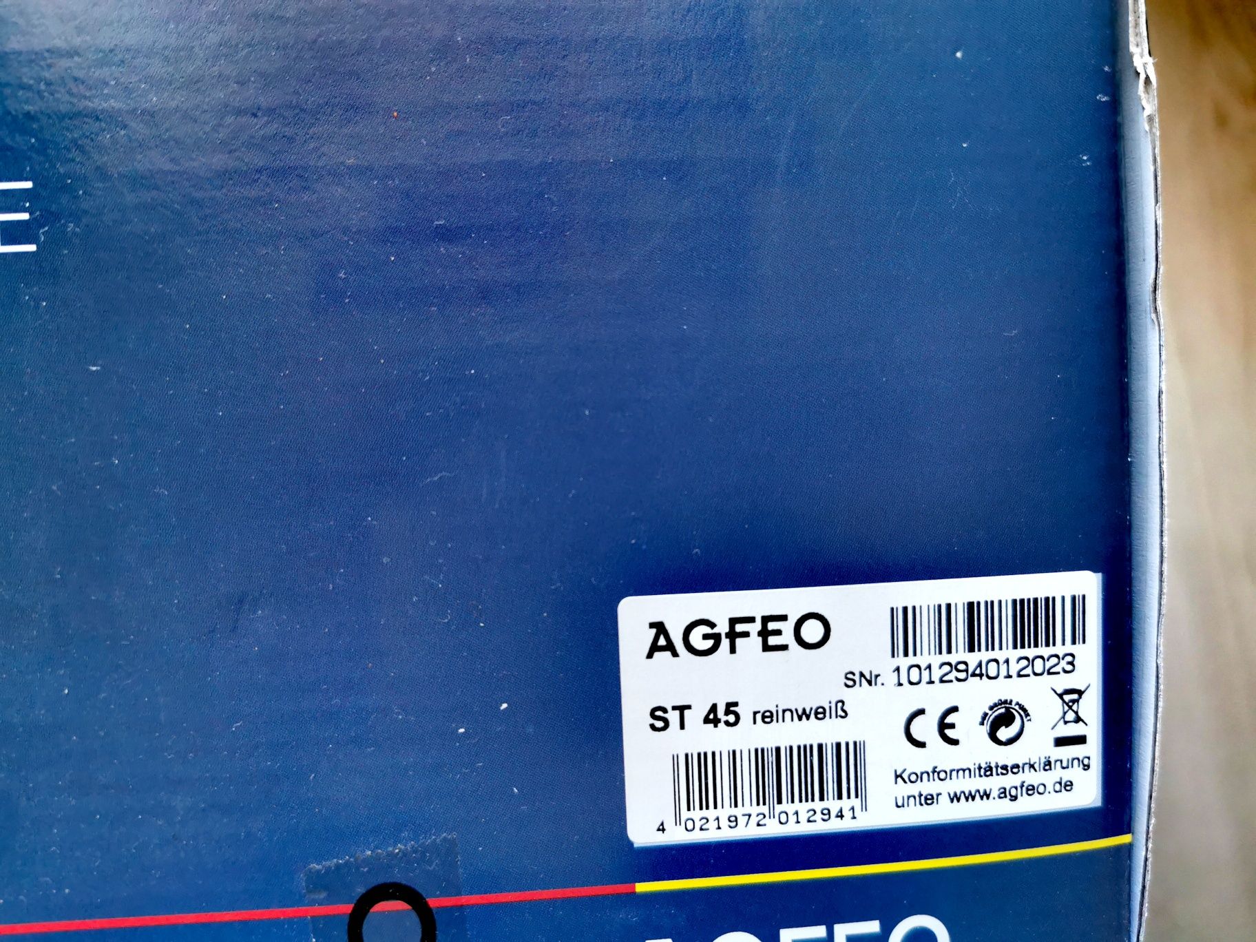 Agfeo Przewodowy St 45 Czarny