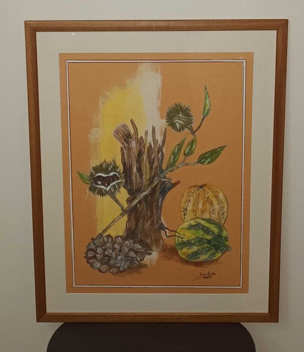 Quadro pintado à mão