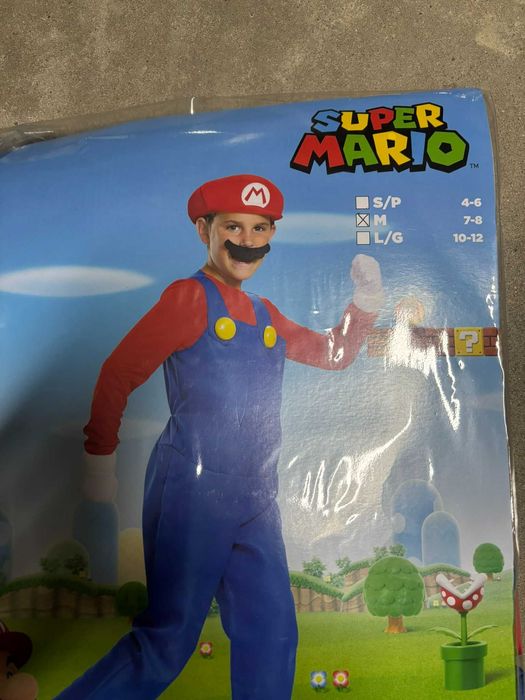 Disfarce carnaval Super Mario