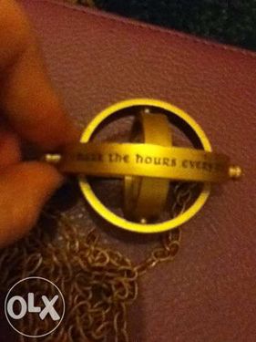 Harry Potter colar vira-tempo time turner + autocolantes NOVO