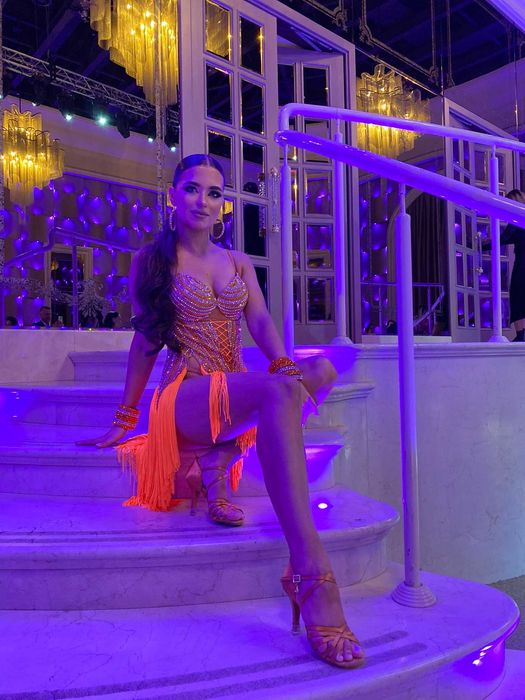 Sukienka do łaciny latino turniejowa